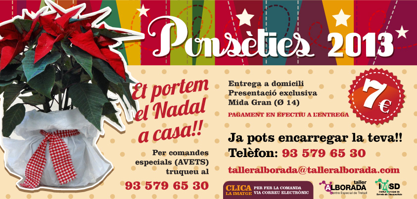 Campanya Ponsèties Nadal 2013